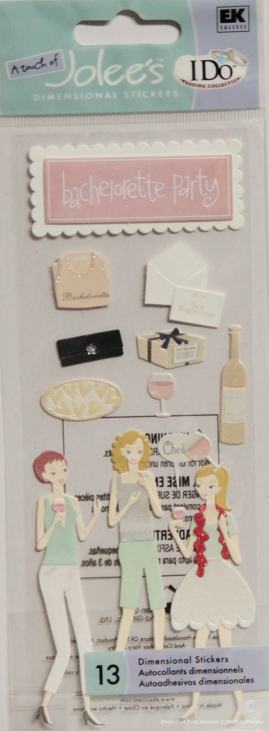 Jolee&#x27;s Boutique Bridal Shower Dimensional Stickers