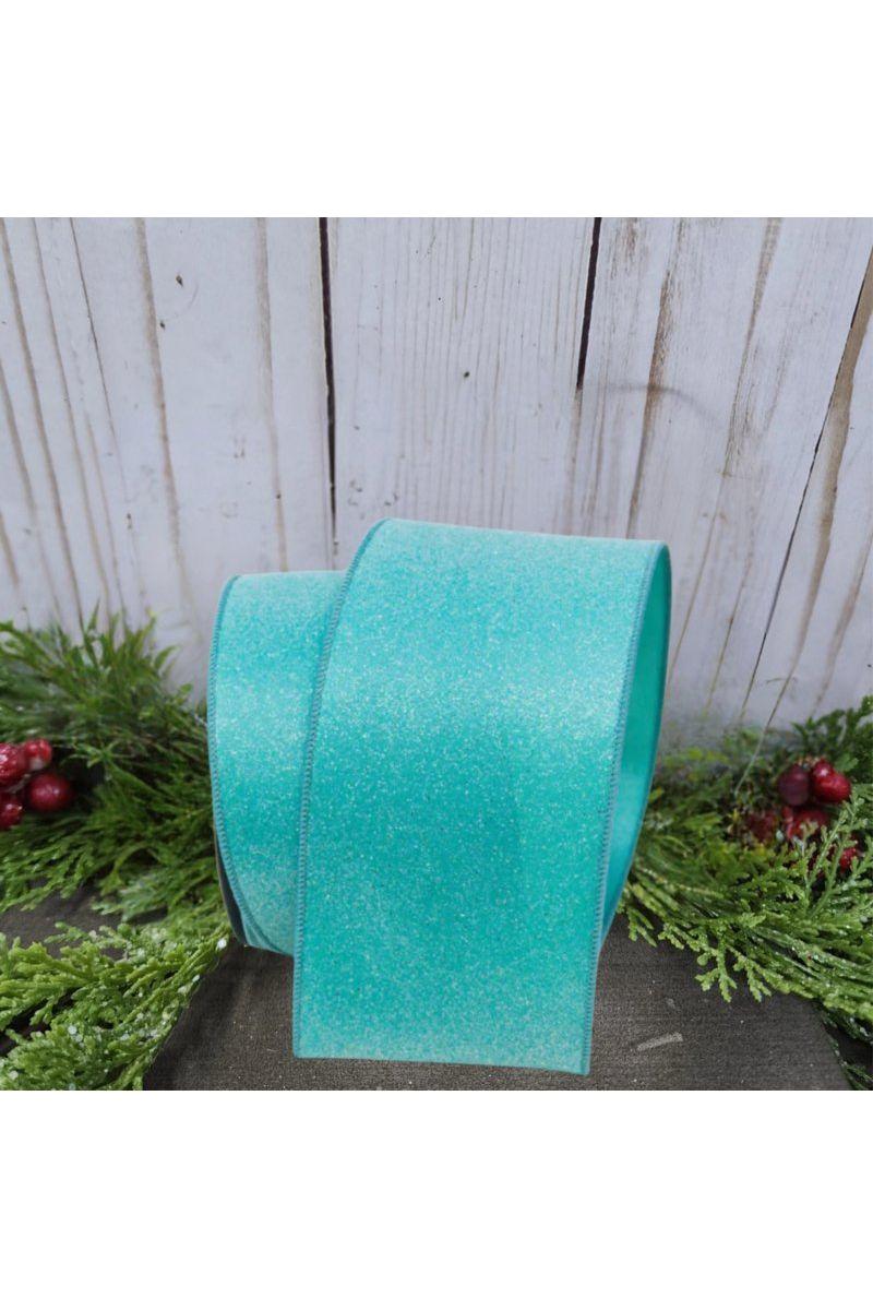 4&#x22; Sugar Candy Ribbon: Teal (10 Yards)