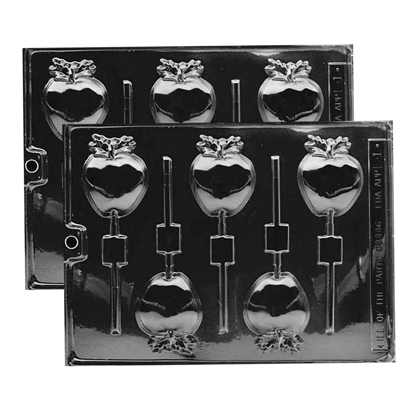 Apple Lolly Chocolate Mold