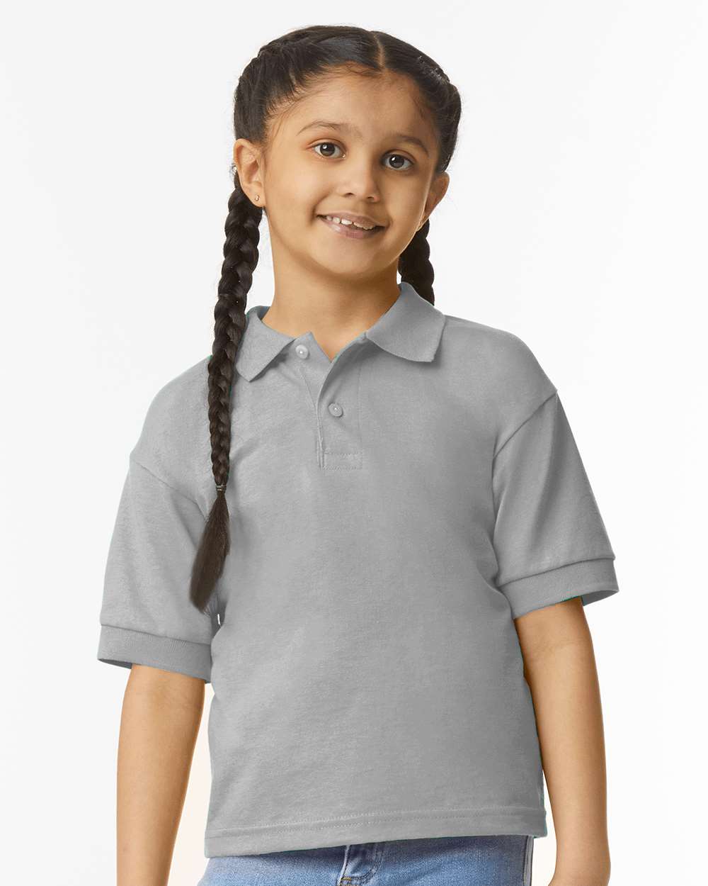 Gildan DryBlend Youth Jersey Polo Shirt for School Wear Blank Tee