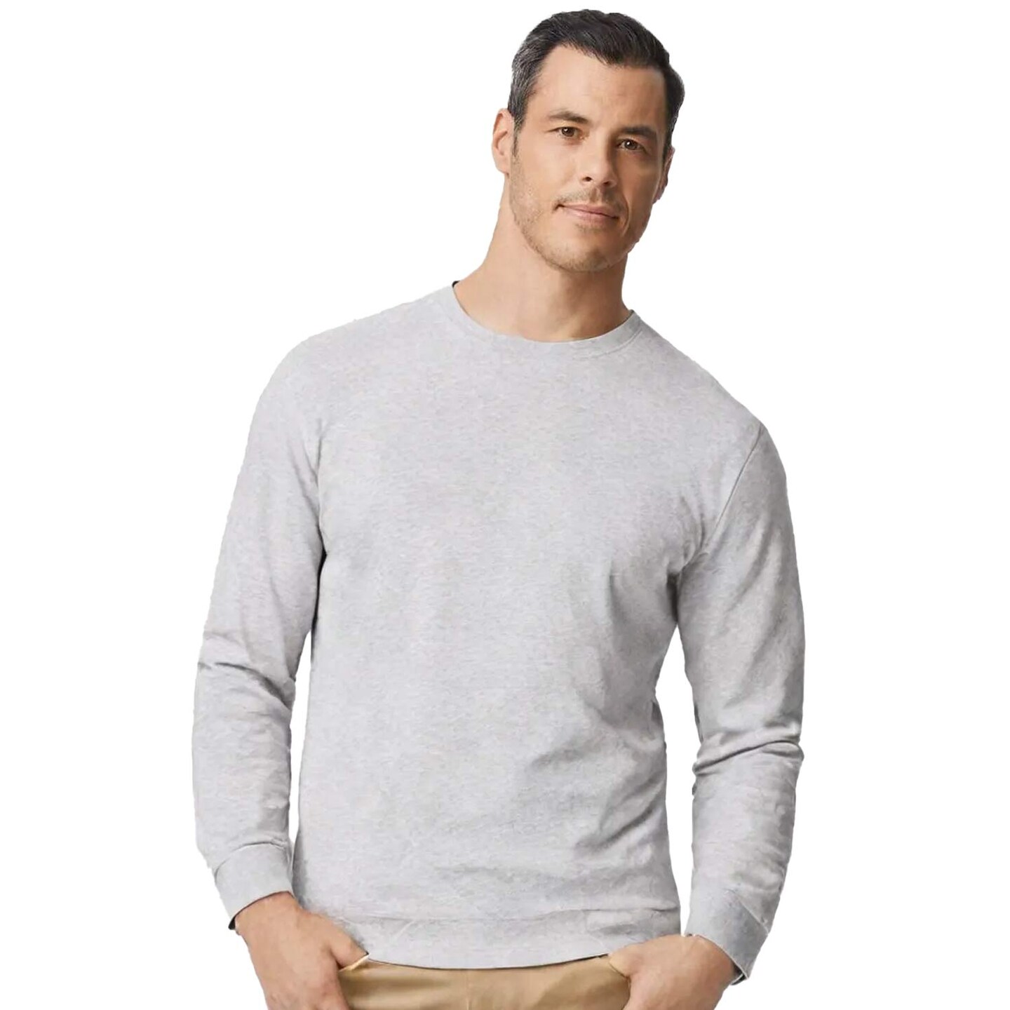 Gildan DryBlend Long Sleeve T-Shirt for Everyday Wear, Workwear & Layering Comfort