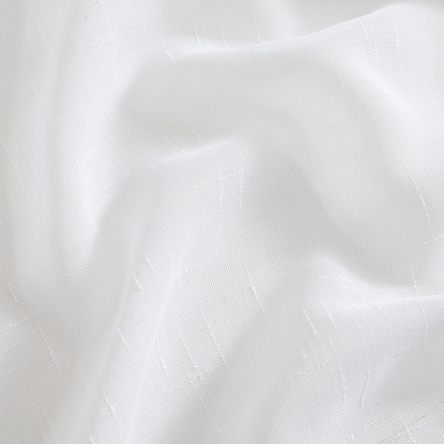 Threadmade Home Carmen Sheer Extra Wide Indoor/Outdoor Sheer Window Curtain, White - 114"W x 84"L