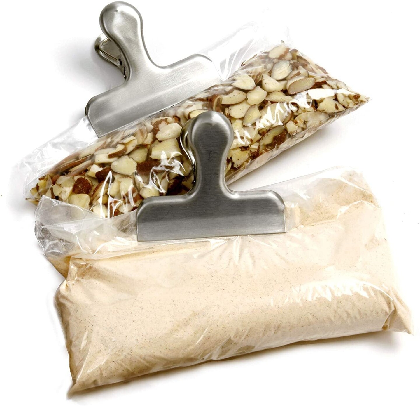 Norpro Stainless Steel Food Storage Mini Bag Clips - 2 Pack