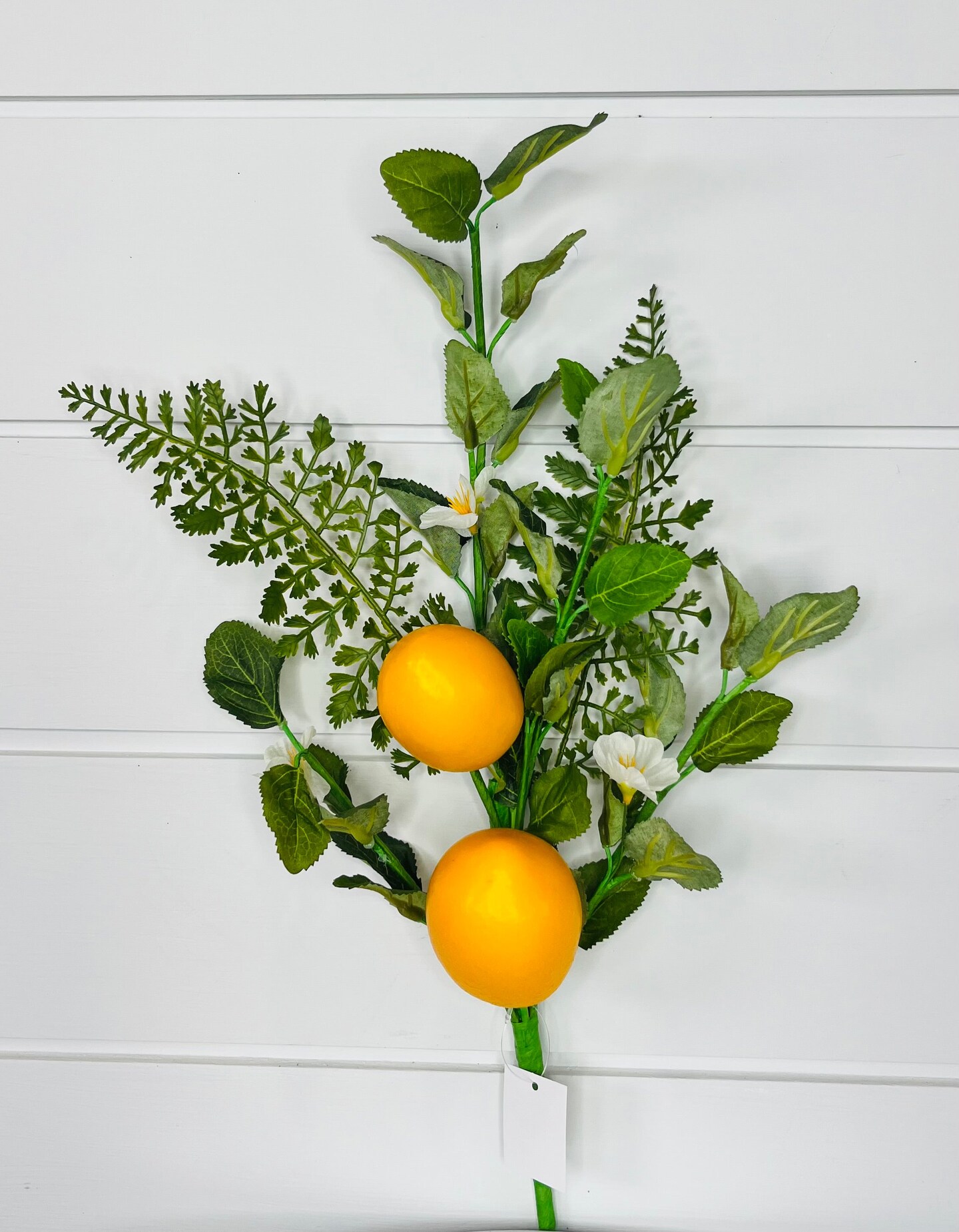 24&#x22; Artificial Mixed Greenery Lemon Spray - Fresh and Vibrant Accent-EC8265