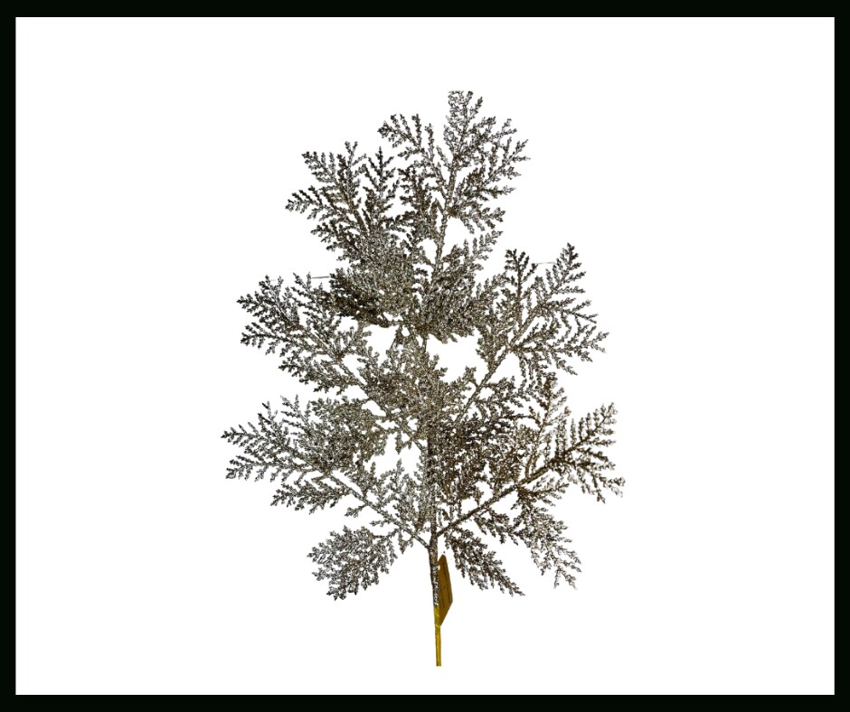 Elegant Rose Gold Glitter Spray - 19 Inches of Sparkling Beauty-262339