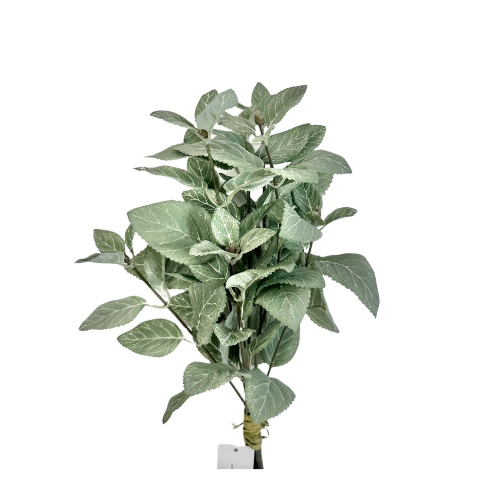 TCT Crafts 17-Inch Artificial Sage Bundle - Craft and Home Decor Supply with 3 Lifelike Sage Stems - Artificial Greenery for Arrangements-FL4043-GY