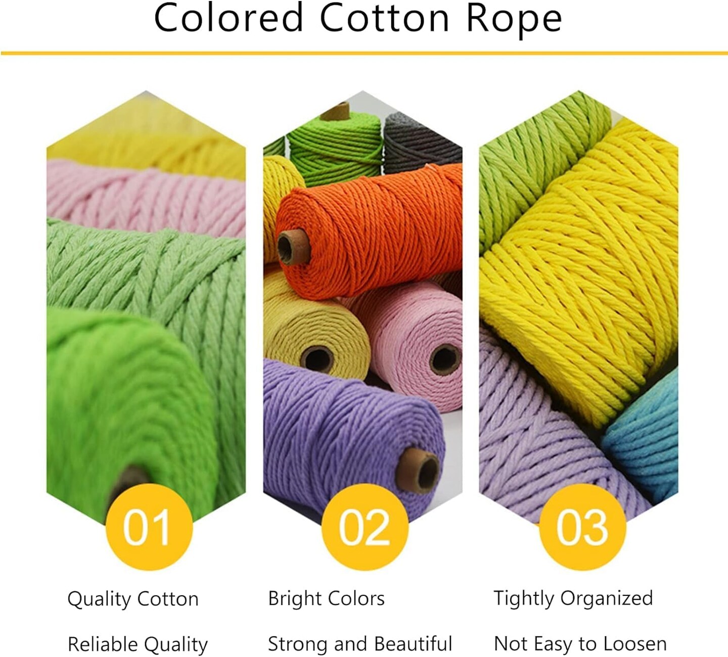 3mm x 594 Yards Macrame Cord
