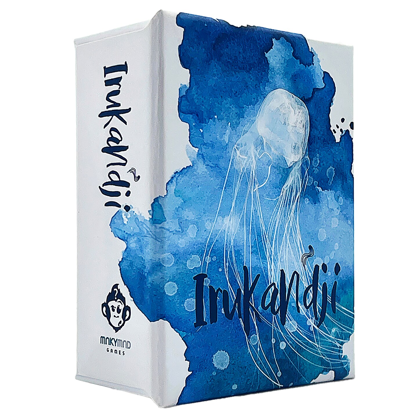 Mnkymnd Games: Irukandji - Tile Placement Board Game, Ocean To Beach Race, Hidden Jellyfish Dangers, Party-Family Play, Ages 8+, 2-3 Player, 10-20 Min