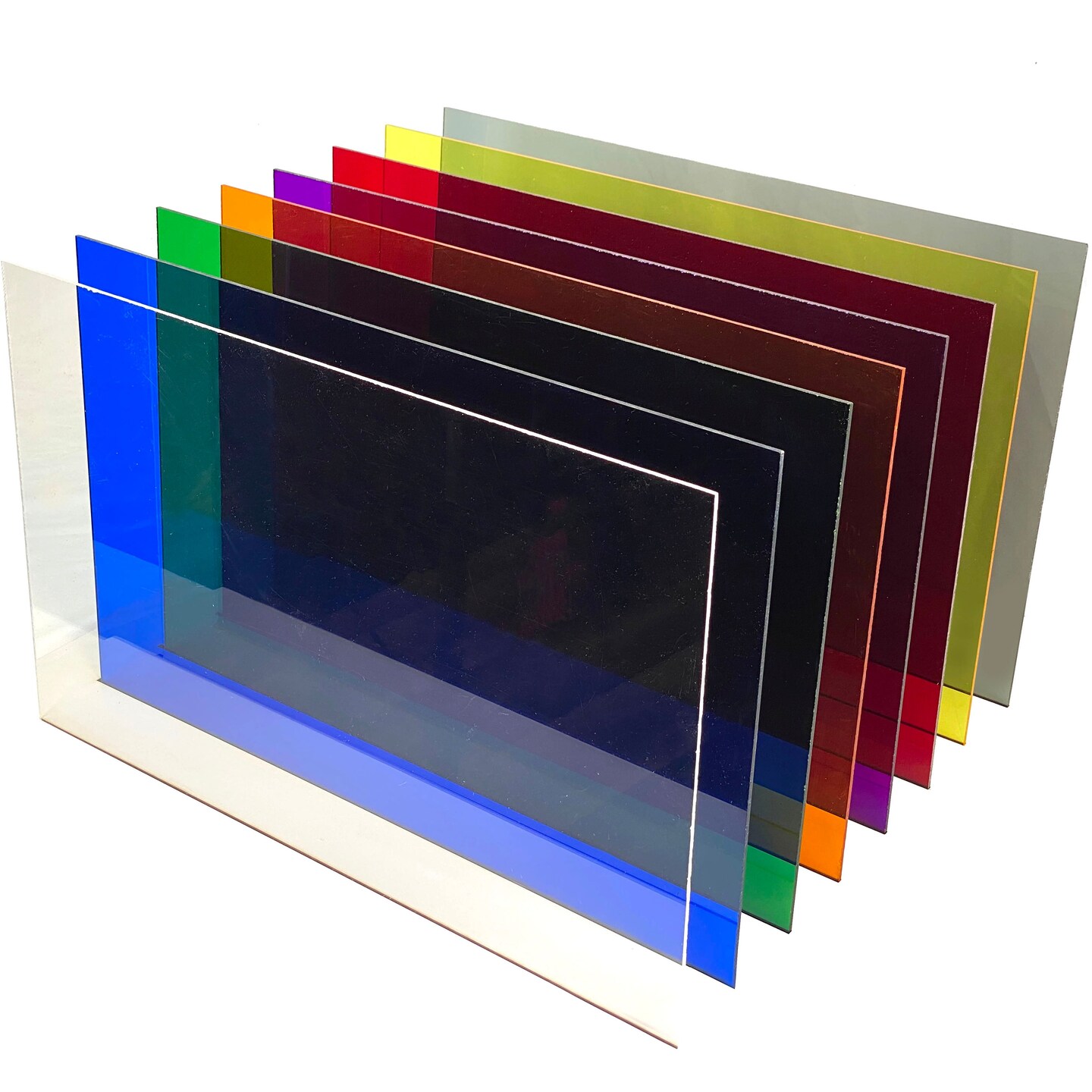 2.6mm (1/8th Inch), 12x12. 12x19, 12x6, CO2 Laser &#x26; Glowforge Performance Series Ready, cast Acrylic in a Variety of Solid Opaque Colors, Craft Closet Brand