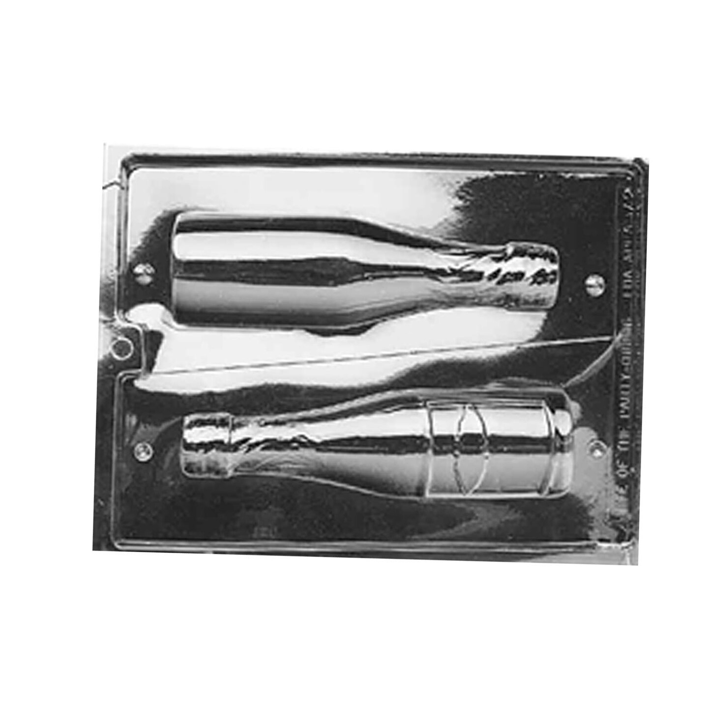 3D Large Champagne Bottle Chocolate Mold
