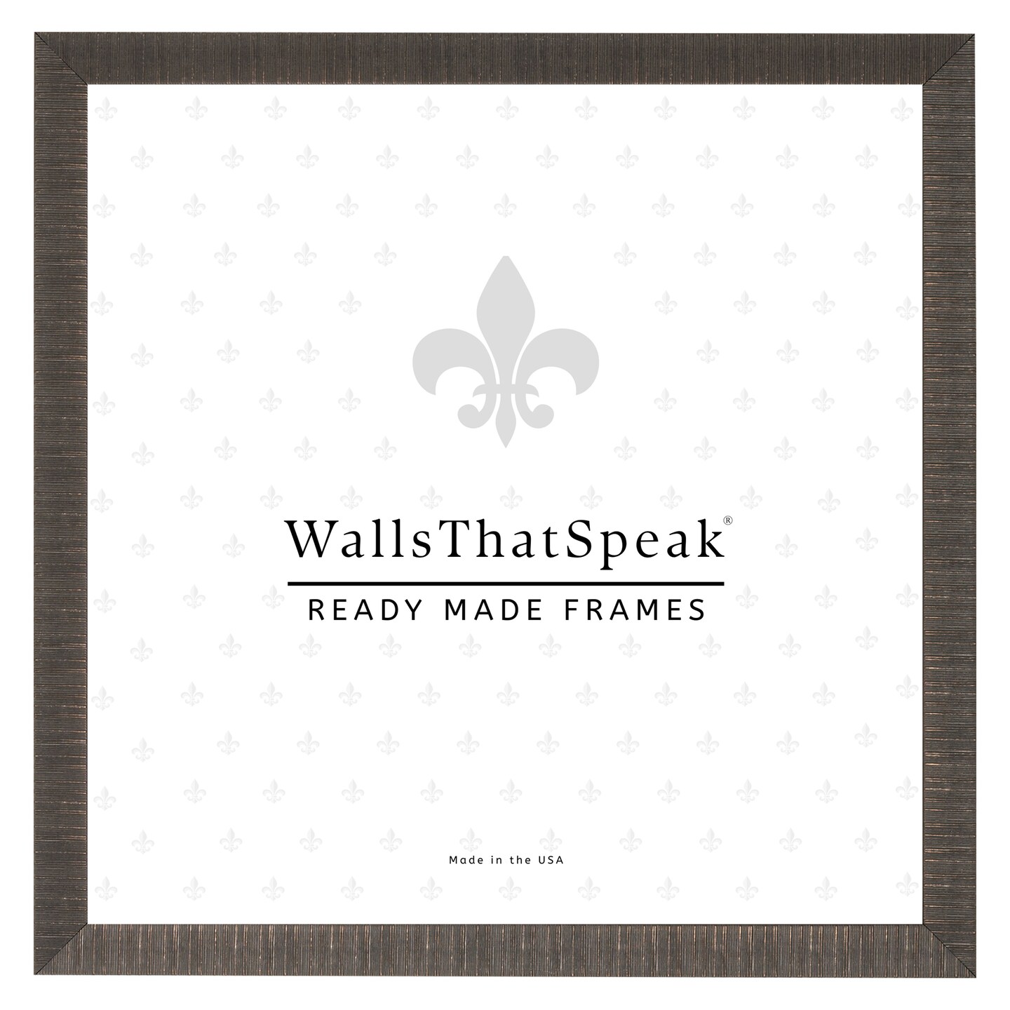 24x24 Picture Frame, Linear 1 Inch Polystyrene Moulding, Wall Display Frame for Art, Posters, or Photos by wallsthatspeak