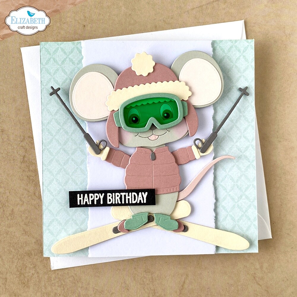 Elizabeth Craft Cute & Whimsical Die-Big Mouse Winter Accessories