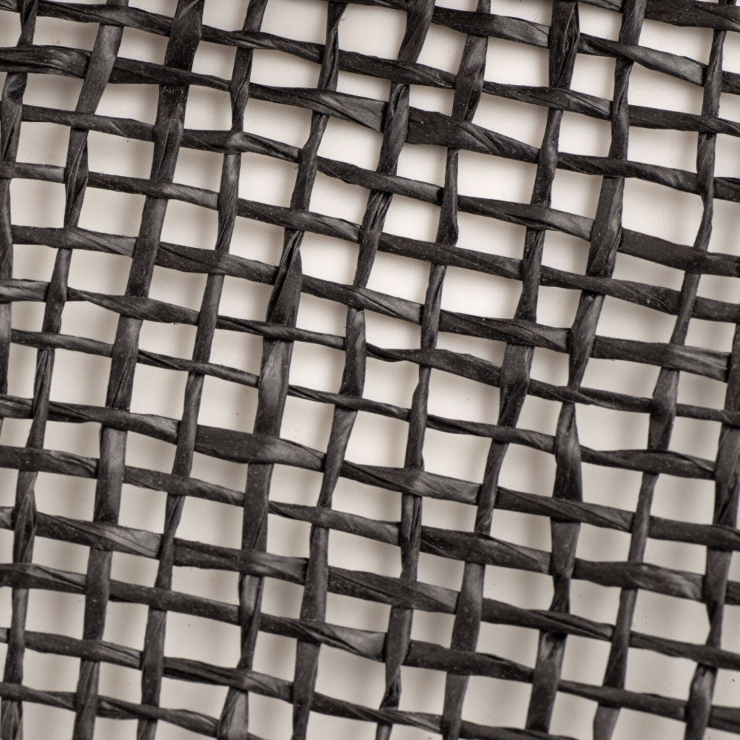 10&#x22; Poly Burlap Mesh Ribbon: Black
