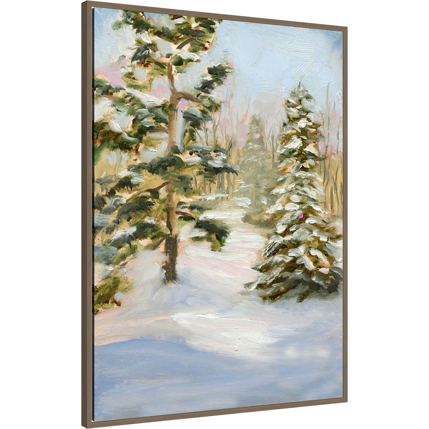 Trees in Winter by Sandra Iafrate Framed