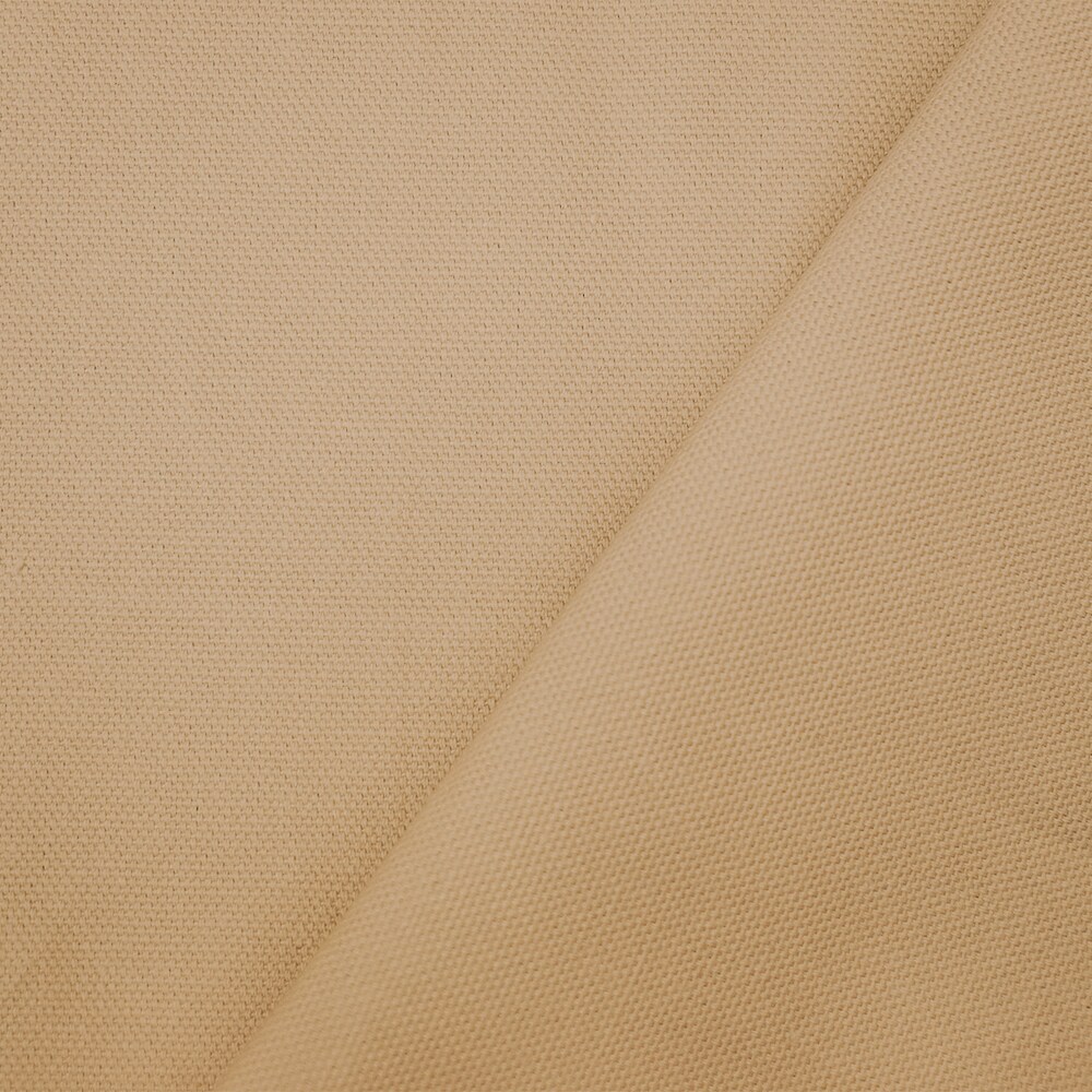 Beige 8 oz. Solid Cotton Canvas Woven Fabric By the Yard