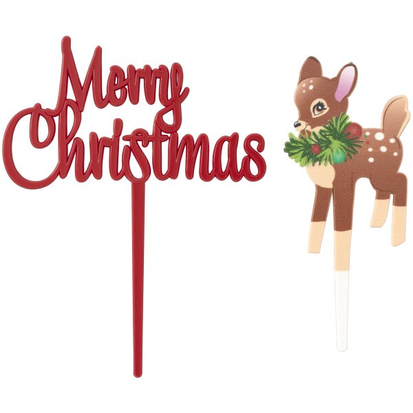 Christmas Deer Assortment Vertical Layon 2ct