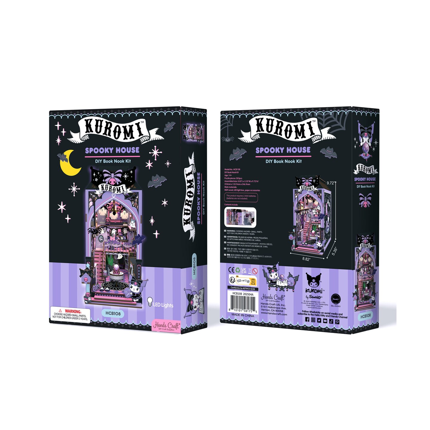 Kuromi&#x2122; Spooky House - DIY Book Nook Kit