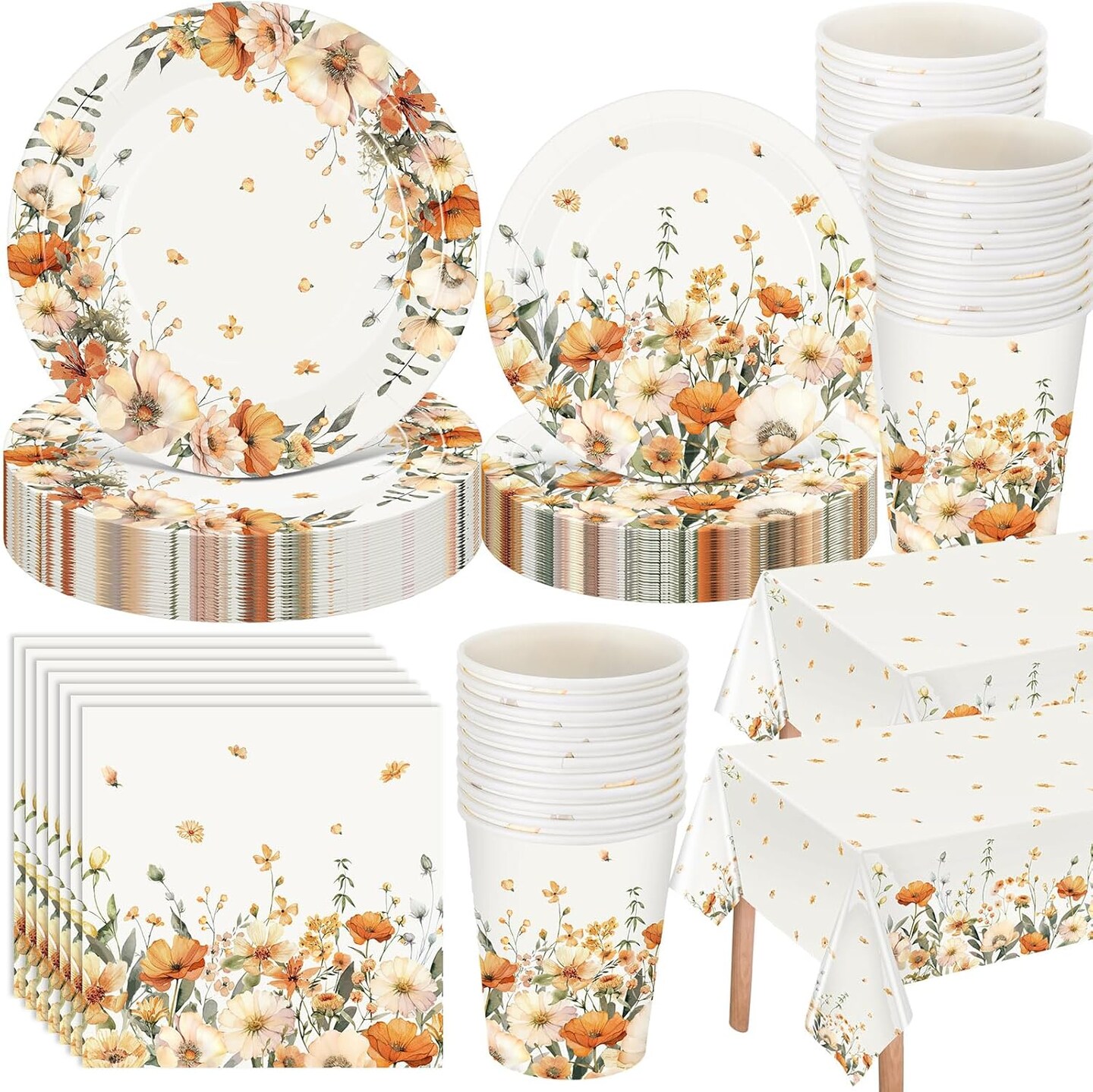 202 Pcs thanksgiving Floral Party Decoration (Autumn)