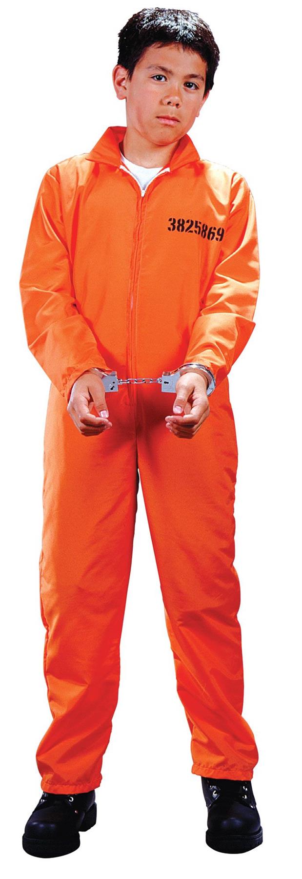 Fun World Costumes Got Busted Costume Child Convict Jail Prison Costume Size Large