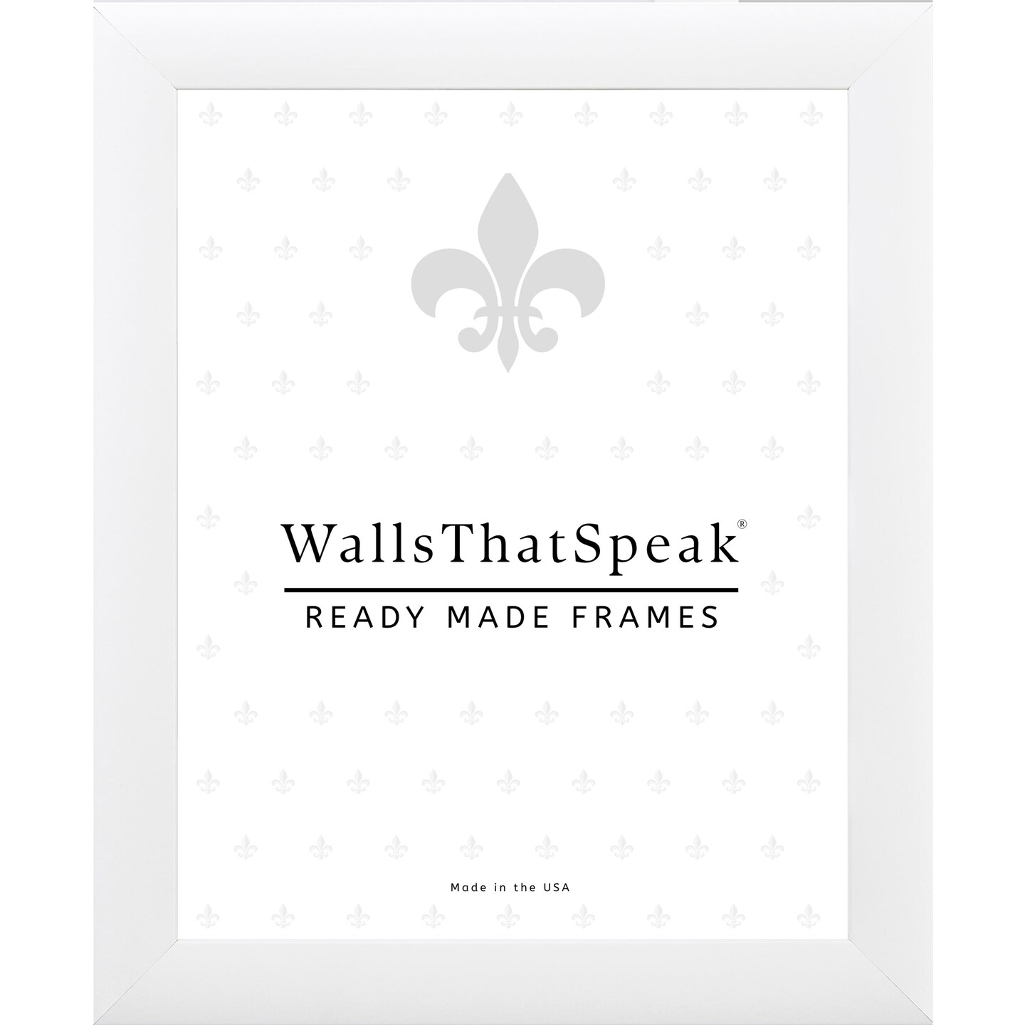 16x16 Picture Frame, Contemporary 1 Inch MDF Moulding, Wall Display Frame for Art, Posters, or Photos by wallsthatspeak