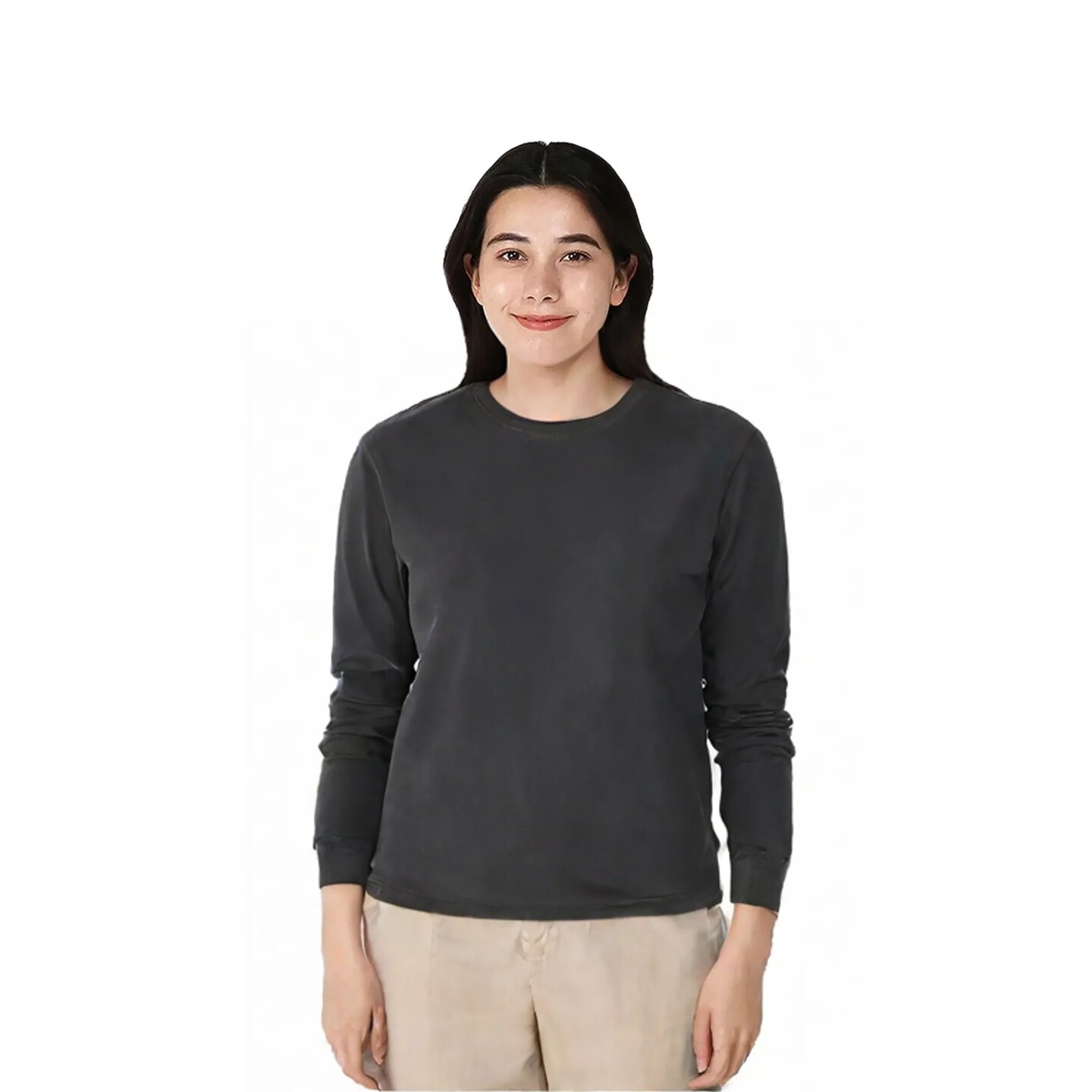 BELLA + CANVAS® Heavyweight Unisex Garment Dyed Long Sleeve Tee with Relaxed Fit and Premium Cotton