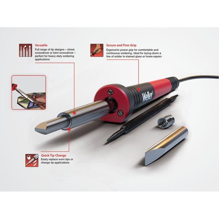 Weller 80 Watt Soldering Iron Kit with Extra Tip #WLIRPK8012A
