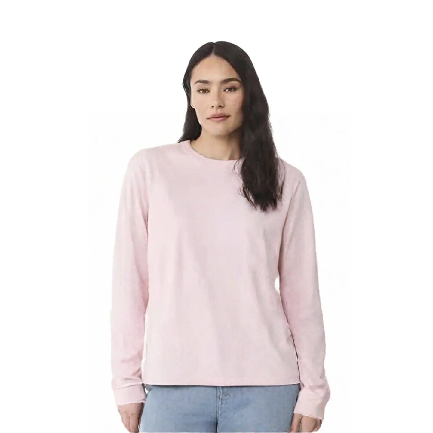 BELLA + CANVAS 6 oz Heavyweight Long Sleeve Tee Premium Airlume Cotton Relaxed Fit Drop Shoulder Unisex Shirt