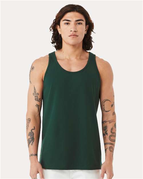 BELLA + CANVAS Classic Jersey Sleeveless Tank Top for Gym Training & Custom Print Activewear