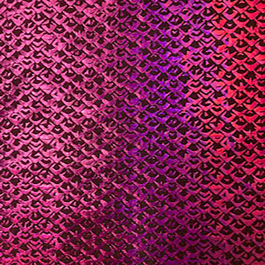 1 Yard Mermaid Snake Hologram Foil Stretch Nylon Spandex Fabric for Dancewear 58/60"Width