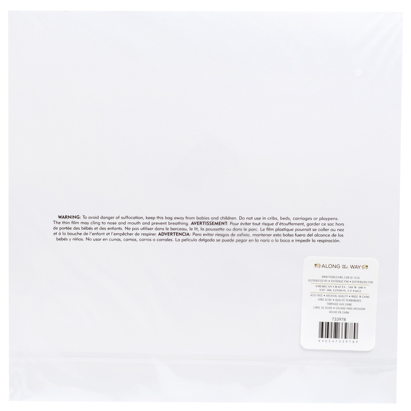 Jen Hadfield Along The Way Foiled Cardstock 12"X12"-W/Gold Foil