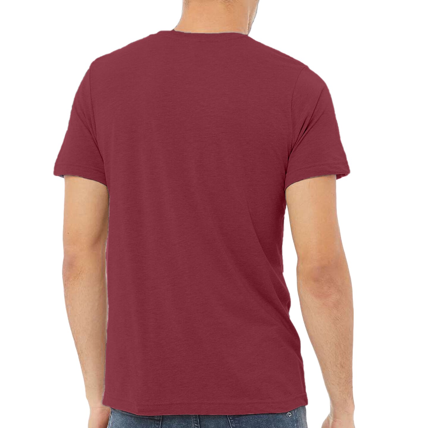 BELLA + CANVAS Adult's Triblend Tee, Crewneck Crafts & Printing Value Shirt