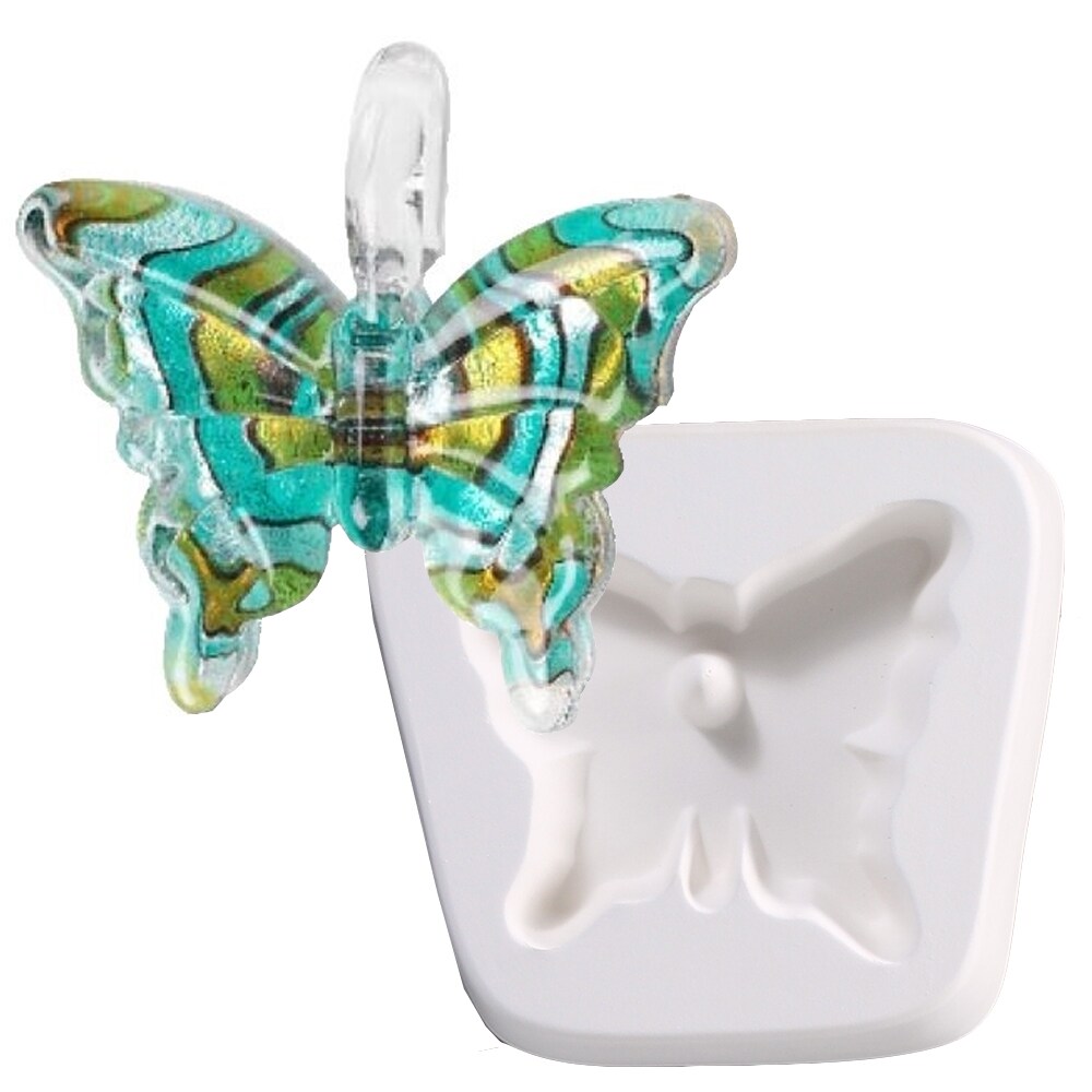 3.75"X 3.5" Deep 1.5" Holey Casting Butterfly Mold Glass Fusing