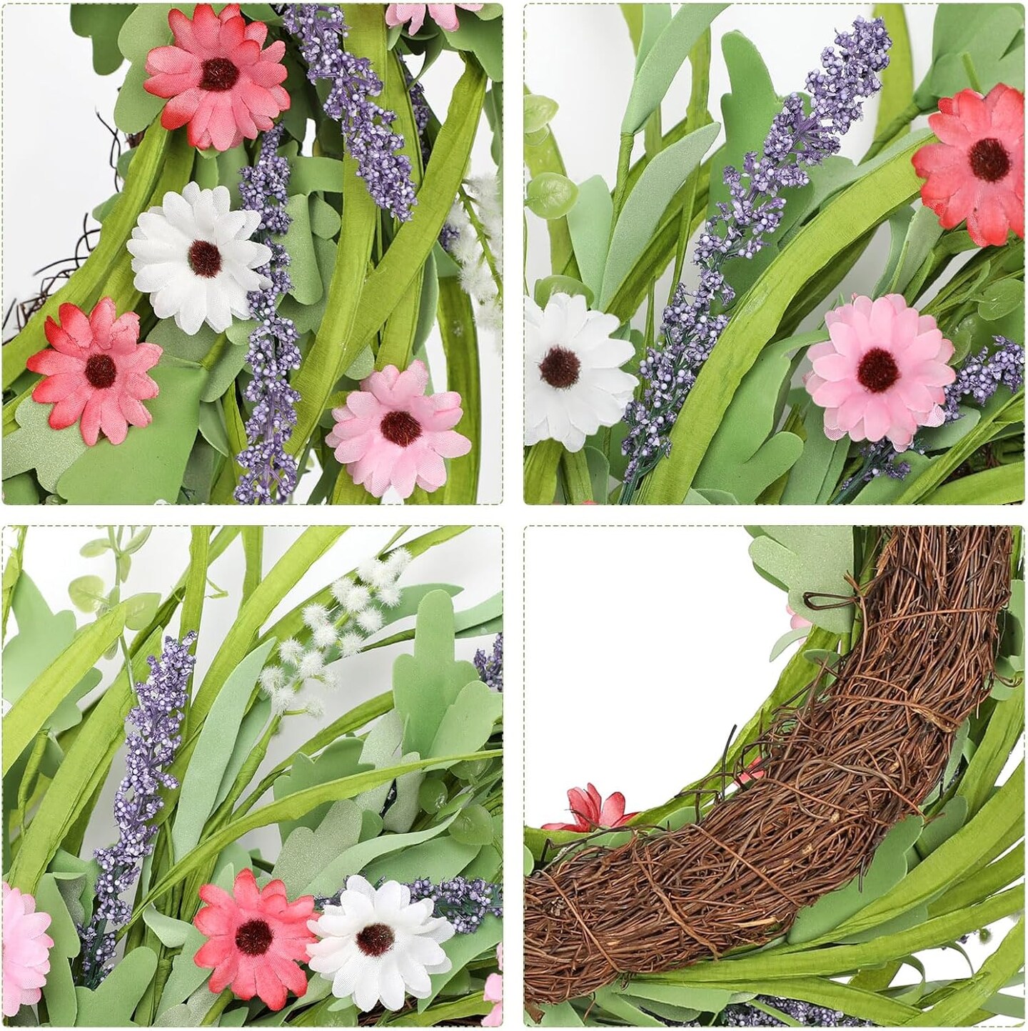 Spring Wreaths for Front Door 24 Inch