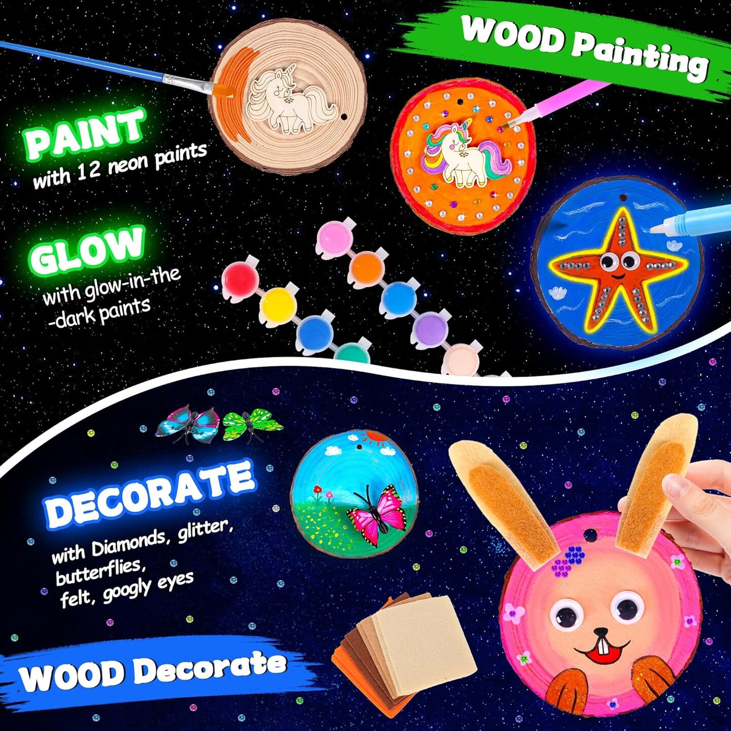 Glow in The Dark Rock Paint