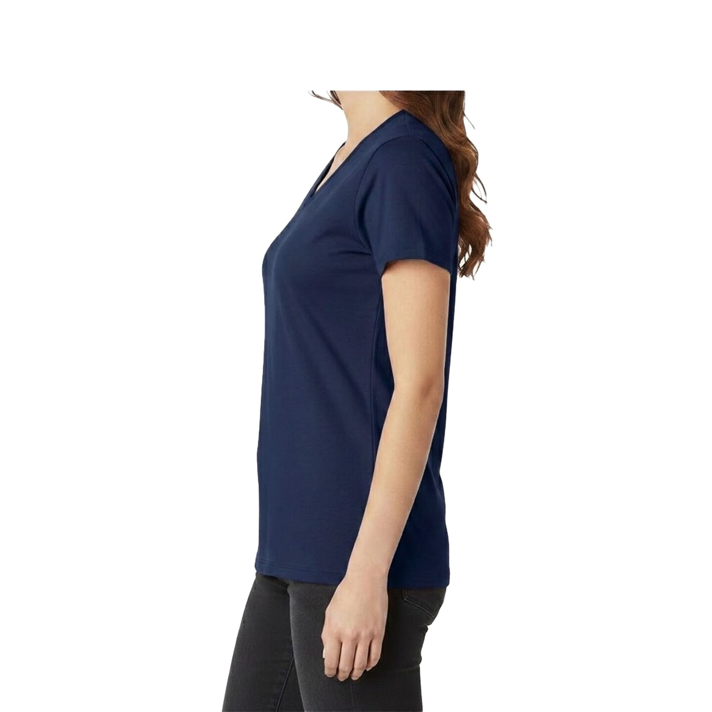 Gildan Women’s Heavy Cotton V-Neck Blank Craft T-Shirt – Cricut & Paint Ready