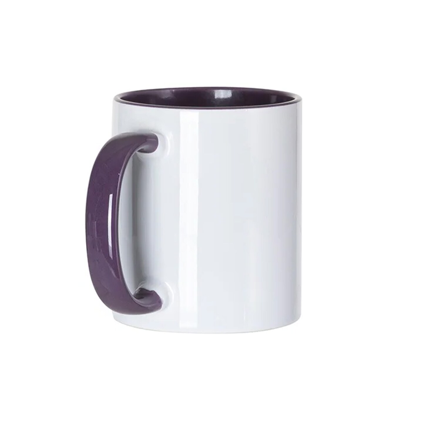 11oz Sublimation Mugs with Colored Handles & Interiors | Tazas para Sublimar, Bulk Mugs for Custom Designs & Branding | White Mugs Set of 12 or Case of 36