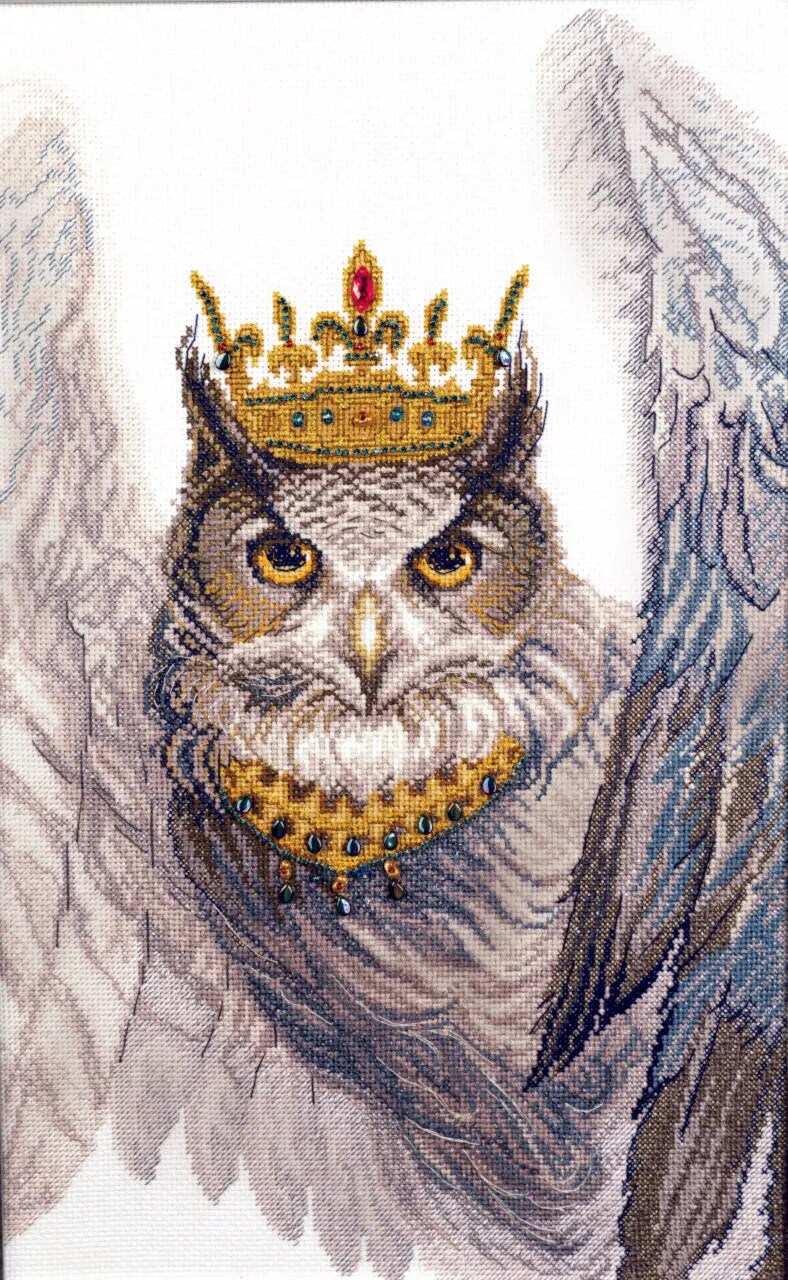 Counted cross stitch kit Owl