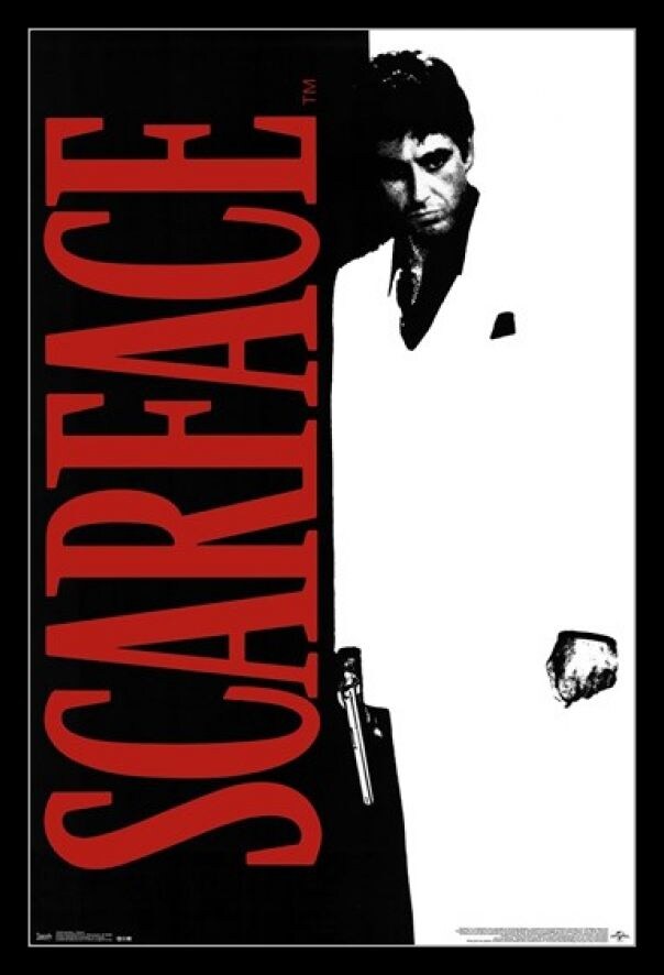 Scarface - Classic Poster Print, Color: Multicolor, Size