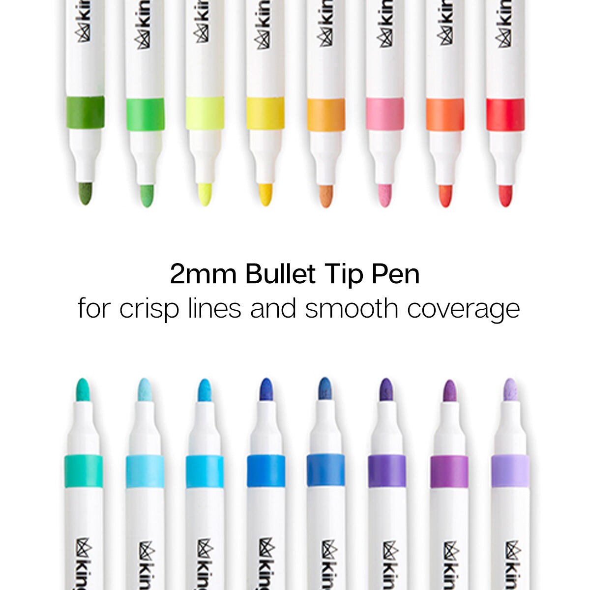 KINGART&#xAE; Acrylic Paint Markers 48 Colors