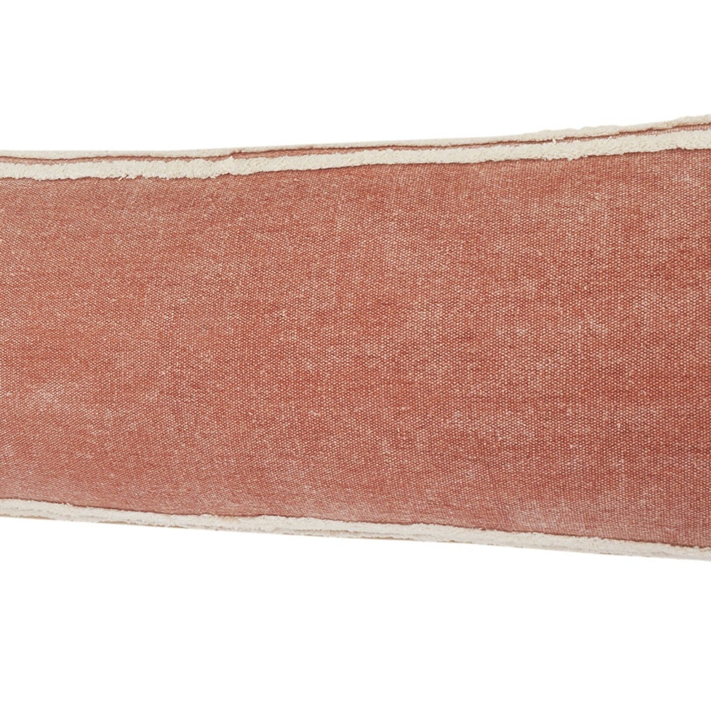 Edge Collections - 14" x 36" - Orange - Decorative Striped Pillow for Home Accent - 1 Piece