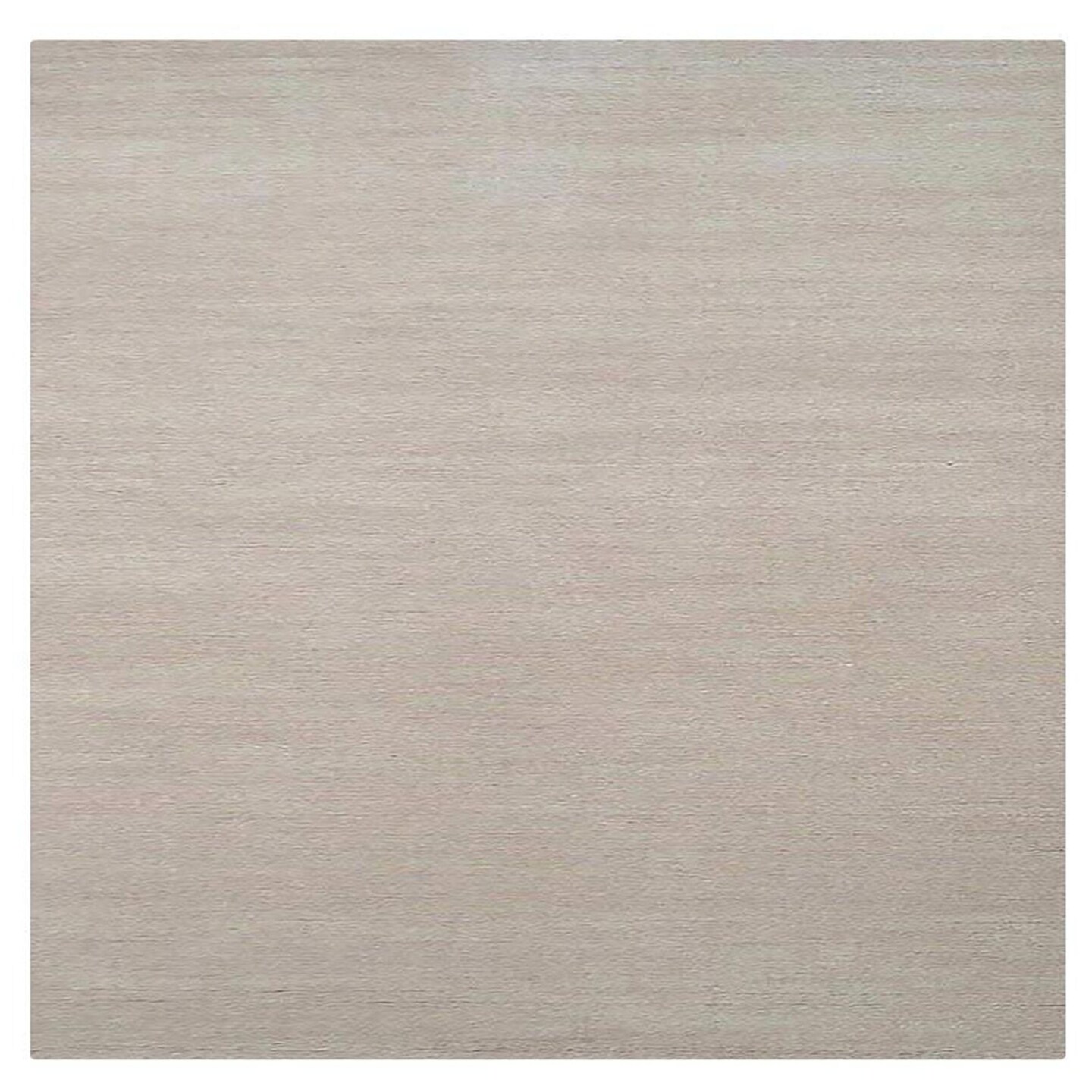 Edge Collections - 8' x 8' - Beige - Elegant Hand Knotted Wool Area Rug for Cozy Interiors - 1 Piece