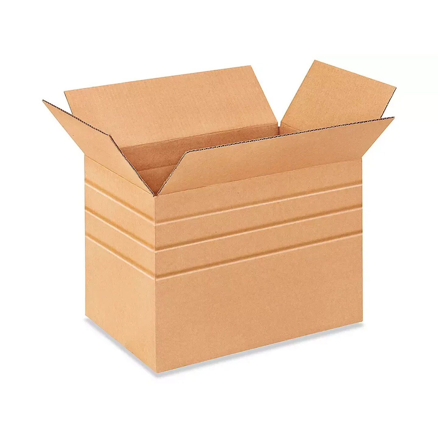 25 Pack Multi Depth Corrugated Packing Boxes for Shipping Mailing and Storage 17 1⁄4 x 11 1⁄2 x 12 inch