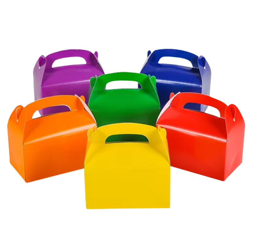 Decorative Treat Boxes 6.25" – 12 Pack | Party Favor Boxes for Gifts, Cookies, and Crafts