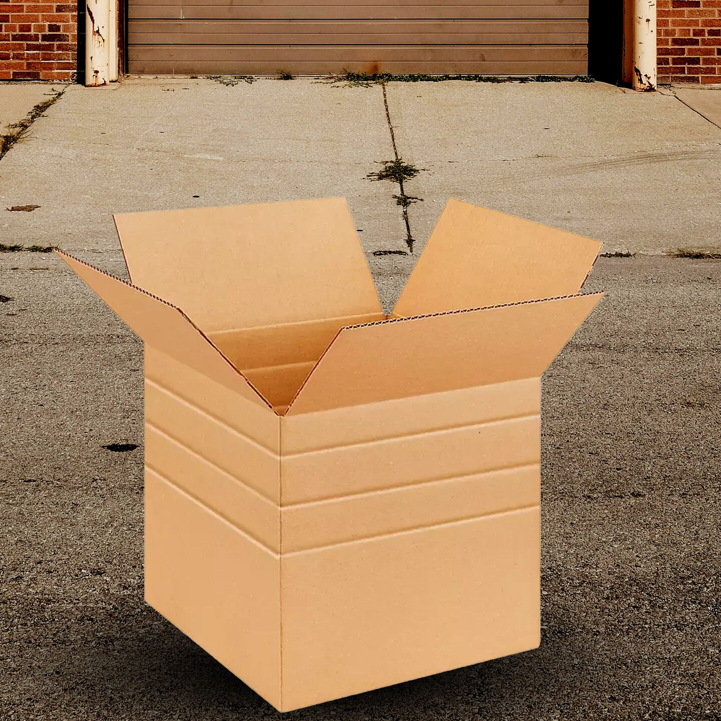 100 Pack Heavy Duty Multi Depth Corrugated Cardboard Boxes for Shipping and Packing 12 1⁄2 x 12 1⁄2 x 12 Inch