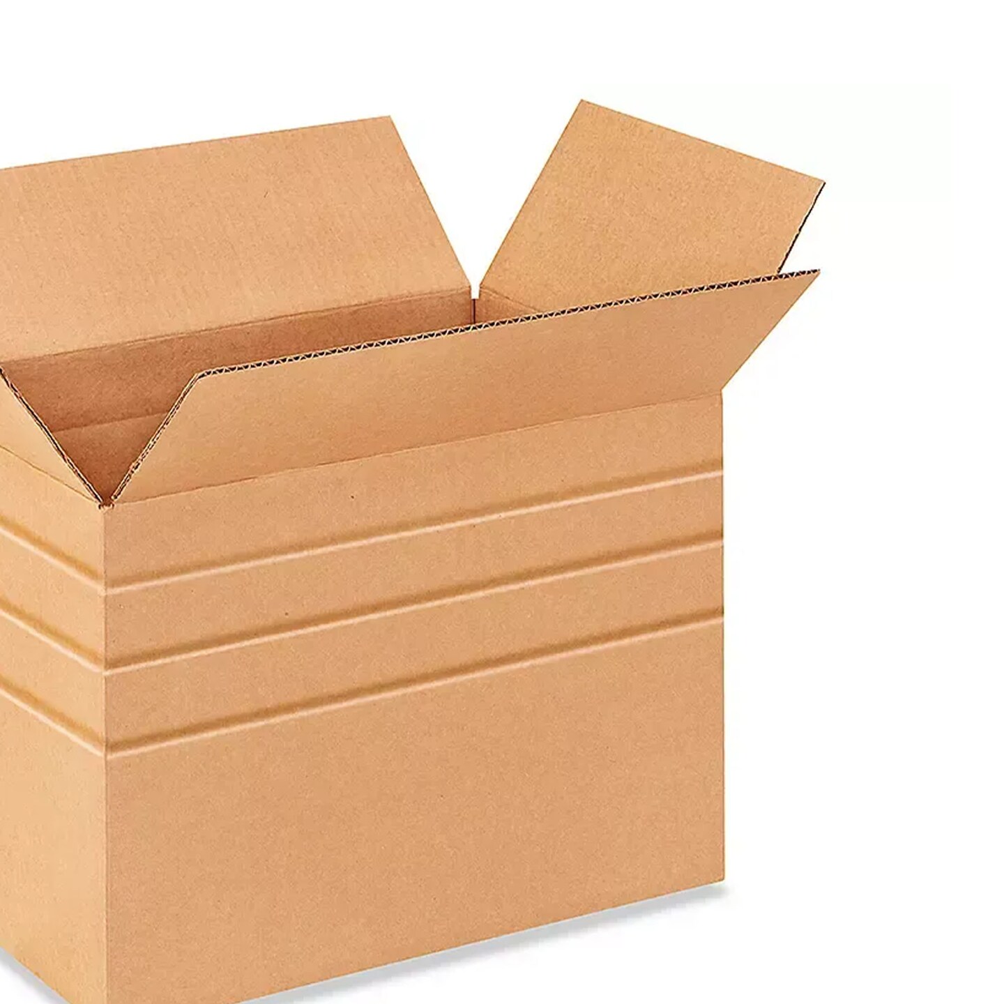 100 Pack 32 ECT Lightweight Multi Depth Corrugated Cartons for Shipping Clothing Toys and More 17 1⁄4 x 11 1⁄2 x 12 inch