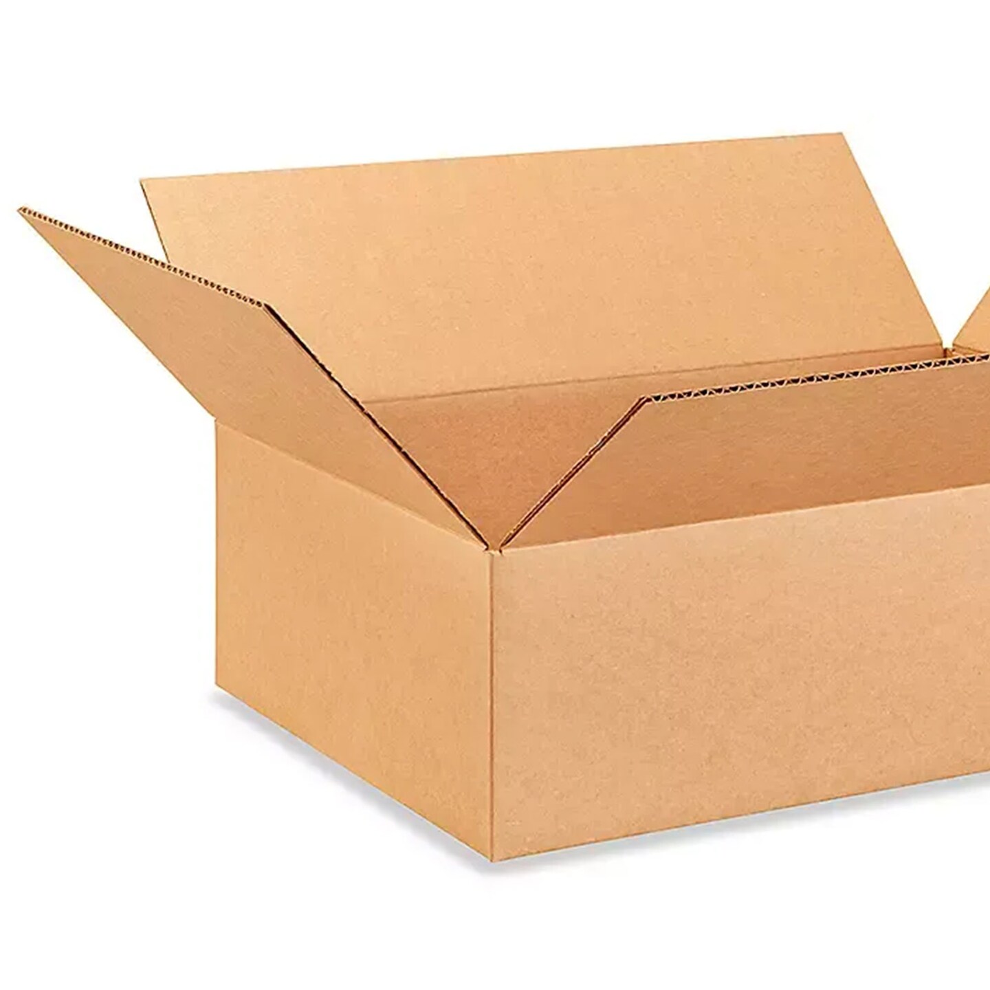 20 Psc Kraft Boxes, Shallow Packing for Apparel and Electronics 20 x 14 x 6 Inch