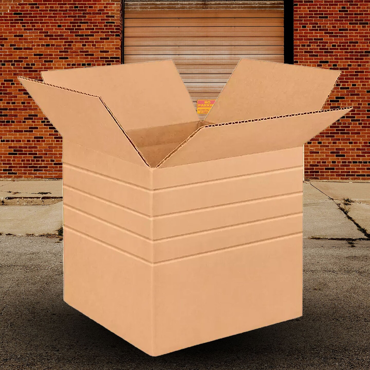 250 Pack Eco Friendly Multi Depth Corrugated Packing Boxes Strong Mailing Cartons 8 x 8 x 8 Inch