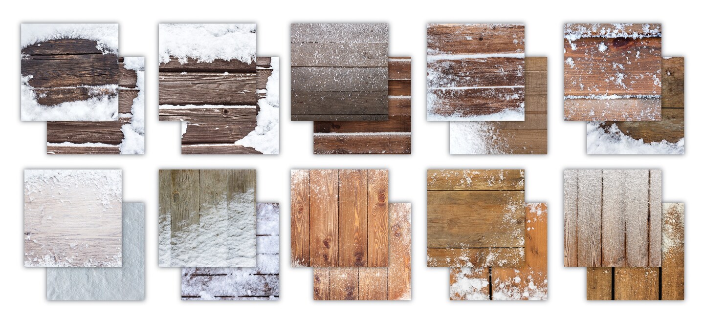 Craft Consortium Double-Sided Paper Pad 6"X6" 40/Pkg-Frosted Wood