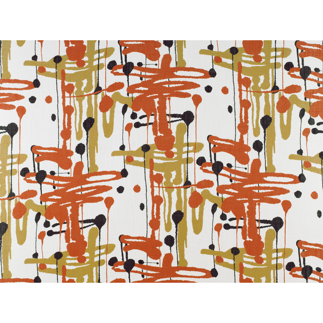 1 Yard Modern Abstract Printed Viscose Linen Multipurpose Fabric for Home Use