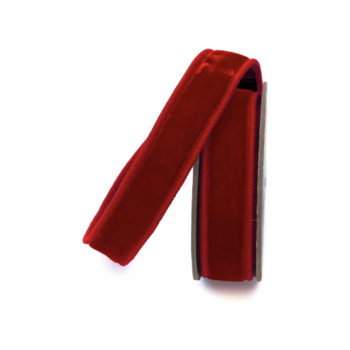 .75&#x22; Velvet Luster Ribbon: Red (10 Yards)